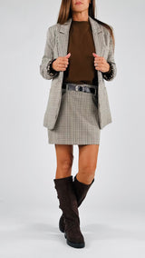 Giacca lancia quadretto H.