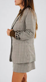 Giacca lancia quadretto H.