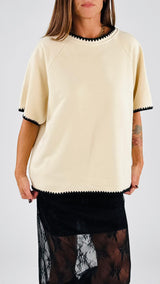 Felpa m/m punto pettine Twin