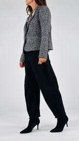 Giacca corta tweed resca T.