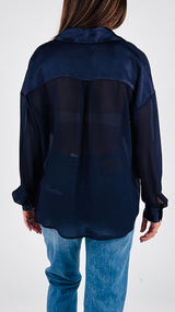 Camicia georgette polo H.