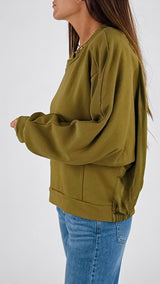 Felpa schiena raso H.