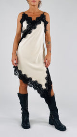 Abito sottoveste asimmetrico H.