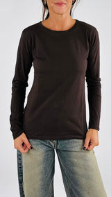 T-shirt basic m.lunga