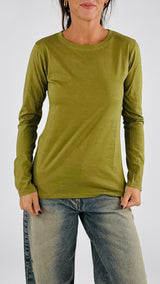 T-shirt basic m.lunga