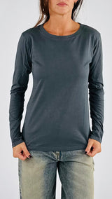 T-shirt basic m.lunga