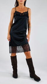 Abito sottoveste pizzo Vic.