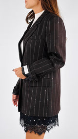 Giacca rescata gessata Vic.