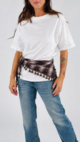 T-shirt bandana scozzese H.
