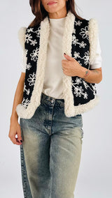 Gilet mongolia ricamo cornely H.