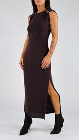 Abito jersey fermagli H.