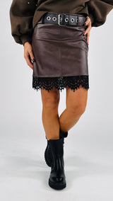 Mini ecopelle cintura H.