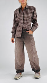 Pantalone delavé cabochon H.