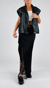 Gonna pizzo+raso Vic.