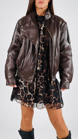 Bomber ecopelle imbottito T.