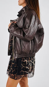 Bomber ecopelle imbottito T.