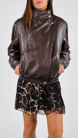 Bomber ecopelle imbottito T.