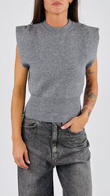 Pull smanicato fascione Vic.