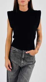 Pull smanicato fascione Vic.