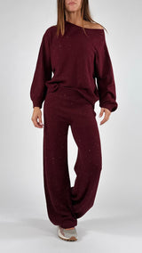 Pantalone micropaillettes H.