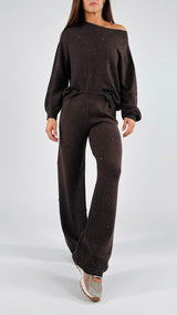 Pantalone micropaillettes H.