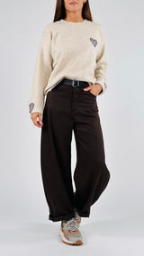 Pantalone baloon fiammato H.