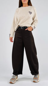 Pantalone baloon fiammato H.