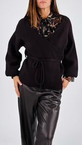 Cardigan baloon cinturina Twin