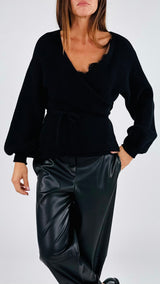 Cardigan baloon cinturina Twin