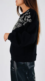 Felpa carrè cabochon H.