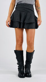 Mini balze p.galles antracite Vic.