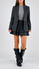 Mini balze p.galles antracite Vic.