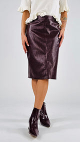 Longuette ecopelle T.