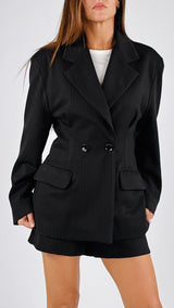 Giacca gessata p.milano H.