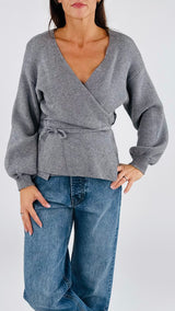 Cardigan baloon cinturina Twin