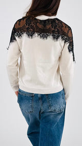 Pull carré pizzo H.