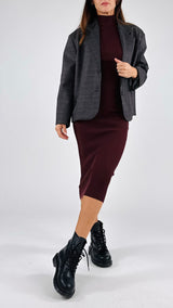 Abito tubino costina Vic.