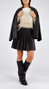 Mini pieghe grisaglia T.