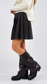 Mini pieghe grisaglia T.