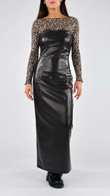 Tubino fascia ecopelle H.