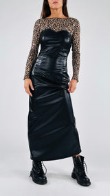 Tubino fascia ecopelle H.