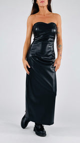 Tubino fascia ecopelle H.