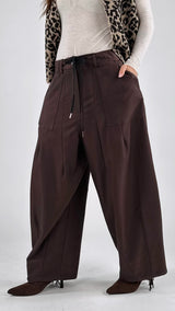 Pantalone tascona fascione coulisse H.