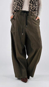 Pantalone tascona fascione coulisse H.