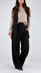 Pantalone palazzo occhio di pernice Vic.