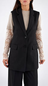 Giacca smanicata occhio di pernice Vic.