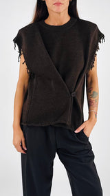 Gilet spallina frange H.