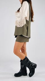 Gilet V over twill H.