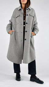 Cappotto colletto tasche H.