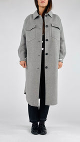 Cappotto colletto tasche H.